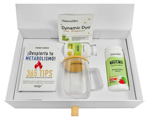 Dúo Dinámico Gift Set | Magicmag®, Kadsorb®, Libro ¡Despierta Tu Metabolismo!, Mug Y Caja De Regalo Con Panfleto Informativo| Magnesio Y Potasio