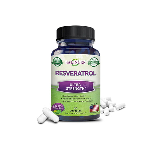Resveratrol Complex - Helps Support Cardiovascular Health, Promotes Skin Radiance, and Antioxidants